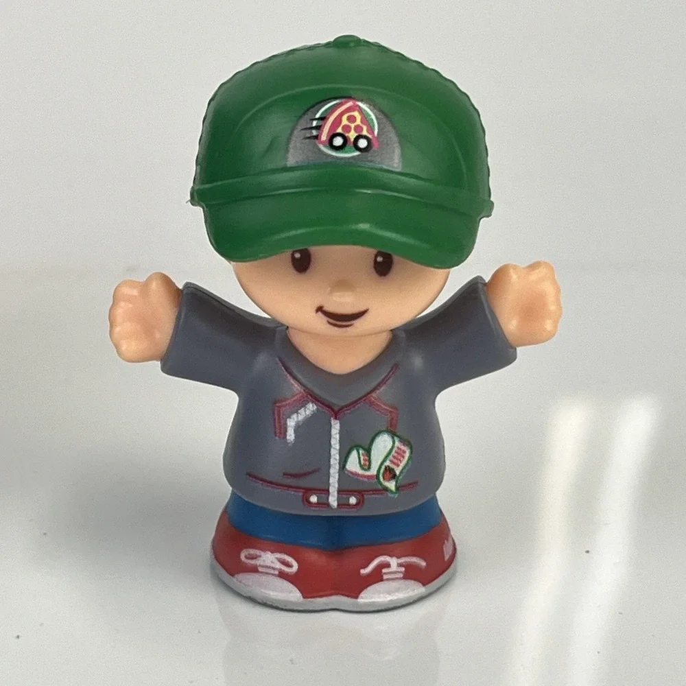 Little People Red Pizza Delivery Truck Car Vehicle & Figure 2018‎ Fisher Price